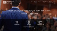 Desktop Screenshot of leadershipinstitute.org