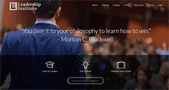 Desktop Screenshot of pacstudy.leadershipinstitute.org