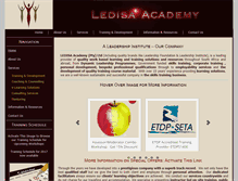 Tablet Screenshot of leadershipinstitute.co.za